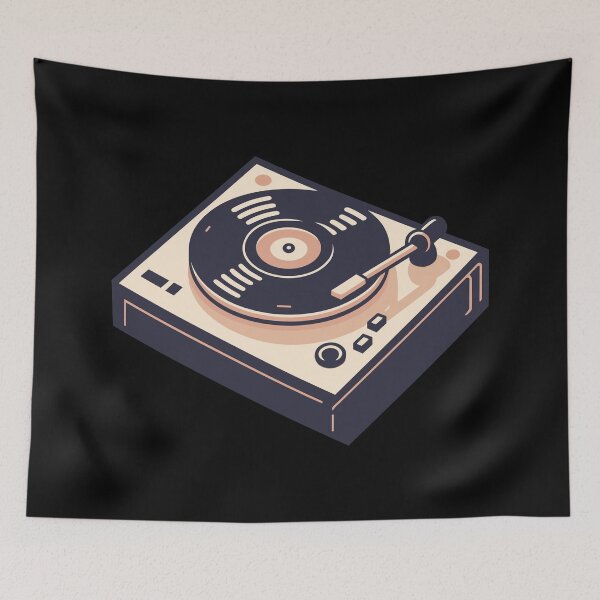 Item preview, Analog Symphony - Retro Turntable Illustration designed and sold by BRU Design.