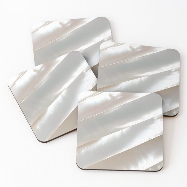 Item preview, Natural Mother of Pearl Stripe Pattern designed and sold by SurfaceCraft Studio.