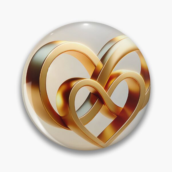 Item preview, Metallic Gold Love and Unity designed and sold by Maria Dryfhout.
