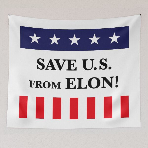Item preview, Save Us From Elon! (America / USA) designed and sold by MrFaulbaum.