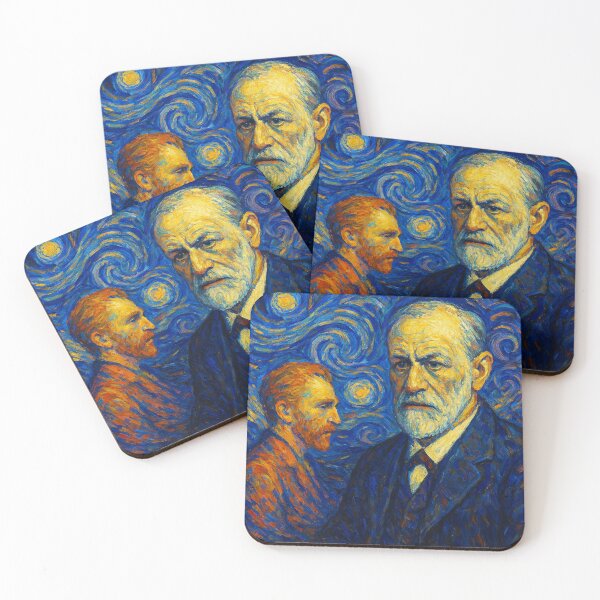 Item preview, Freud and Van Gogh Imagined by Leonid R Bozio designed and sold by The Great  Art.