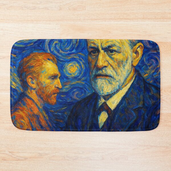 Item preview, Freud and Van Gogh Imagined by Leonid R Bozio designed and sold by The Great  Art.