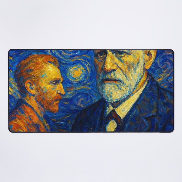 Item preview, Freud and Van Gogh Imagined by Leonid R Bozio designed and sold by The Great Art.