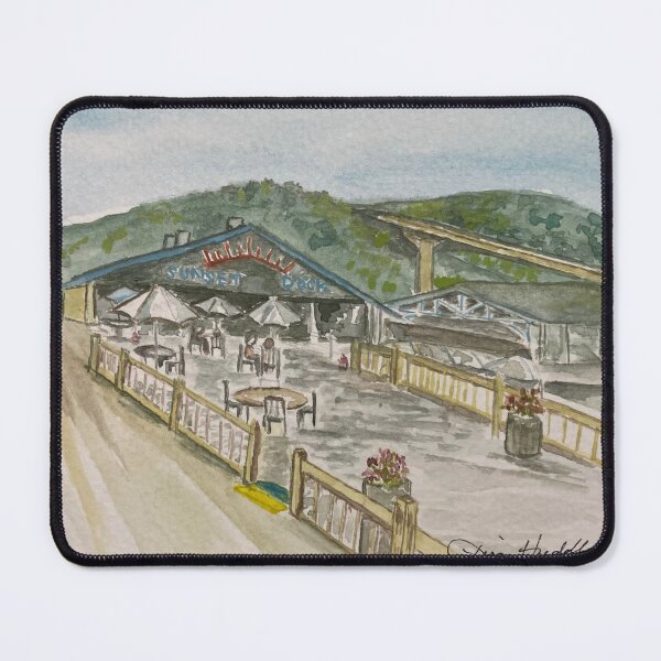 Item preview, Sunset Dock designed and sold by LisaHuddlestonArt.