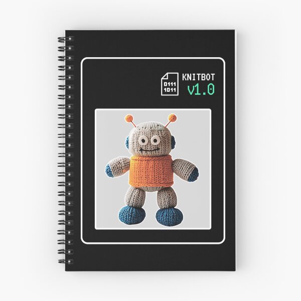 Item preview, Knit-Bot v1.0 designed and sold by FlipStitch Tees.