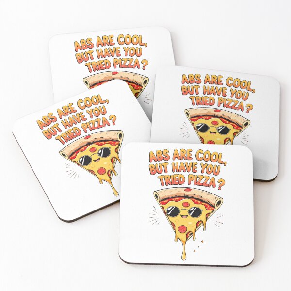 Item preview, Funny Pizza Lover – Abs Are Cool, But Have You Tried Pizza? designed and sold by BaisaStudio.