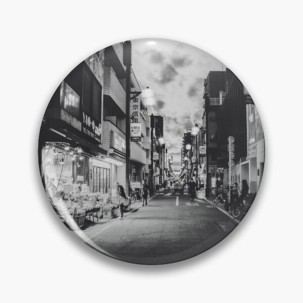 Item preview, Tokyo Shopping Street at NIight designed and sold by NatsukashiiPics.
