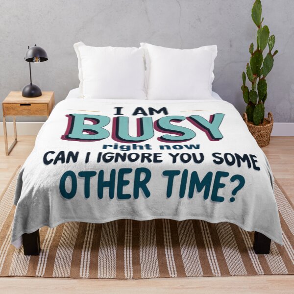 Item preview, Humorous Poster - I'm Busy, Wait designed and sold by latelierdechris.