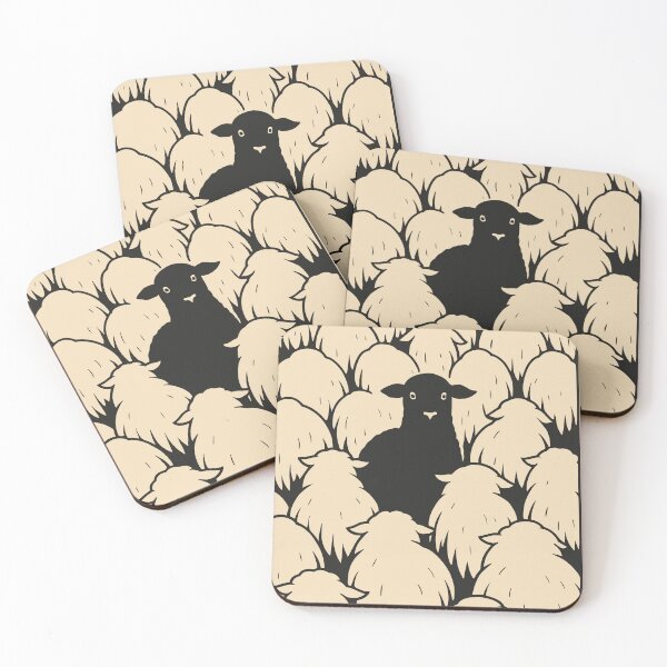 Item preview, Black Sheep  Bold Graphic for Nonconformists | Statement | Unique Gift Idea  designed and sold by Loffartdesign.