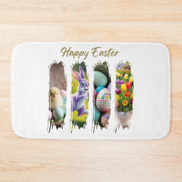 Item preview, happy easter 2025 brush stroke image designed and sold by VibeVault12.