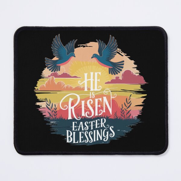Item preview, Easter Sunrise with Doves And He Is Risen with the Morning Sun designed and sold by thespecialtyhub.