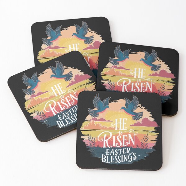 Item preview, Easter Sunrise with Doves And He Is Risen with the Morning Sun designed and sold by thespecialtyhub.