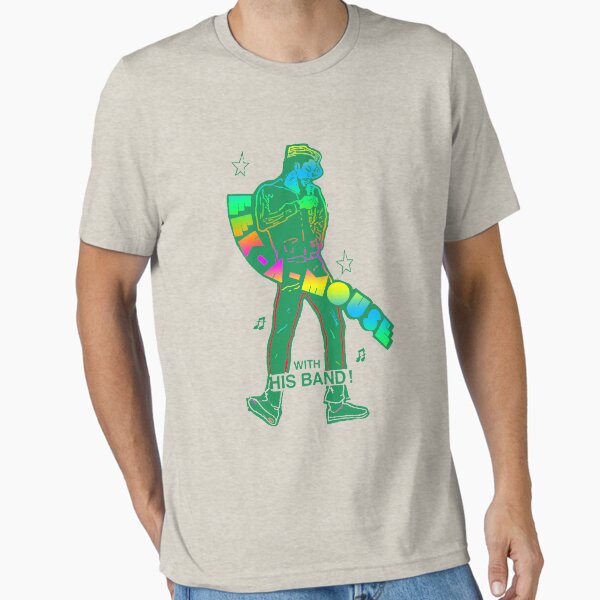 Item preview, Eek-A-Mouse cartoon gradient graphic designed and sold by GRAFIKA65.