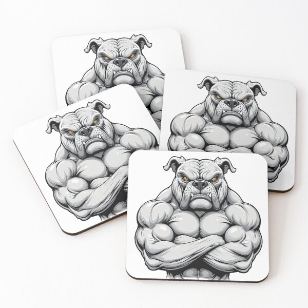 Item preview, Muscled Bulldog - Strength and Athletic Style designed and sold by latelierdechris.