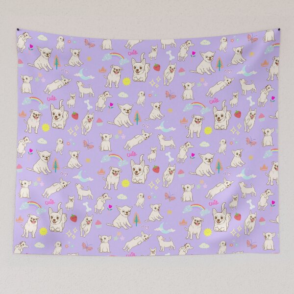 Item preview, Cute Chihuahua Pose Pattern designed and sold by SugarBearShop.