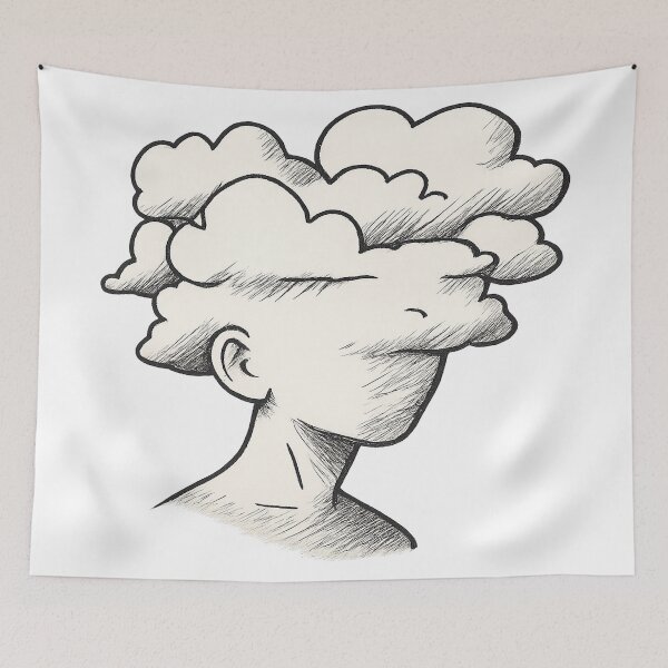 Item preview, Cloud Thoughts designed and sold by Kunst-Shirt.