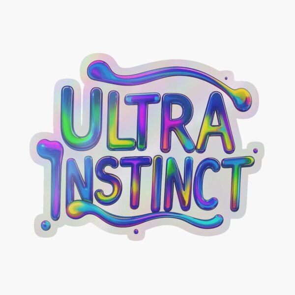 Item preview, ultra instinct colorful graffiti designed and sold by CrowDesign46.