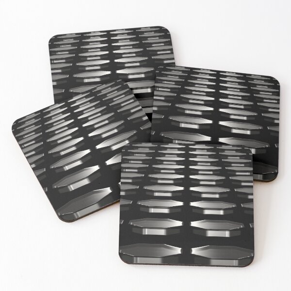 Item preview, Strange landscape of octagonal glass stepping stones - Probably in an aliens dream designed and sold by Old Curiosity.