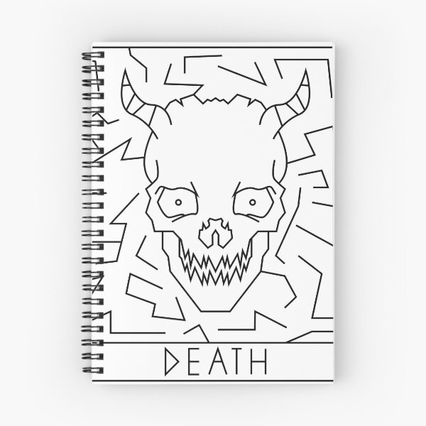 Item preview, Death's labyrinth with horns and maze-like background designed and sold by estebansequeira.