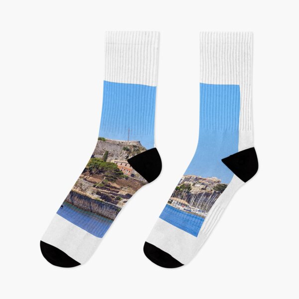 Item preview, Old Corfu fortress landmark,summer season,Greece designed and sold by goceris.