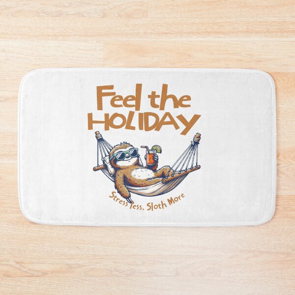 Item preview, "Unwind with the Ultimate Holiday Sloth: Stress Less and Enjoy More!" designed and sold by yasarstore.