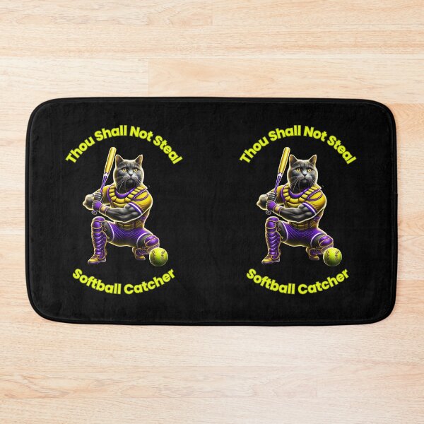 Item preview, Thou Shall Not Steal Softball Catcher designed and sold by TrendsLook.