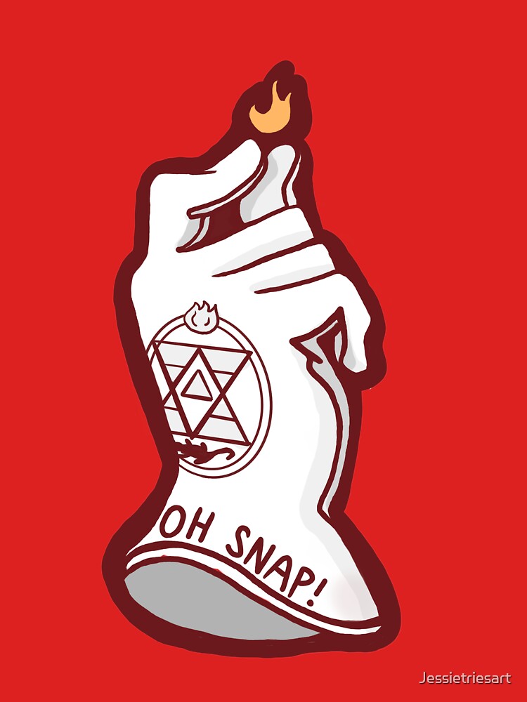 Fullmetal Roy Mustang "OH SNAP!" art by Jessietriesart