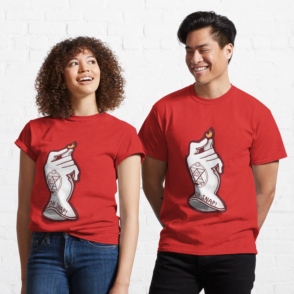 Fullmetal Roy Mustang "OH SNAP!" art Classic T-Shirt