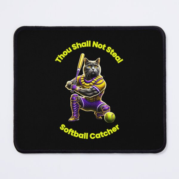Item preview, Thou Shall Not Steal Softball Catcher designed and sold by TrendsLook.