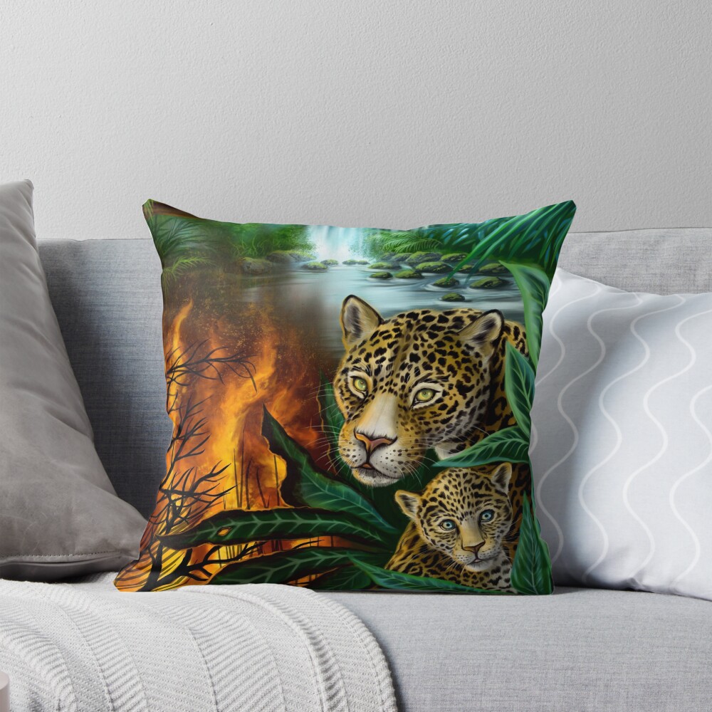 Item preview, Throw Pillow designed and sold by AerhalevArt.