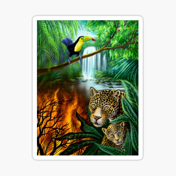 Jungle Cosmos Sticker