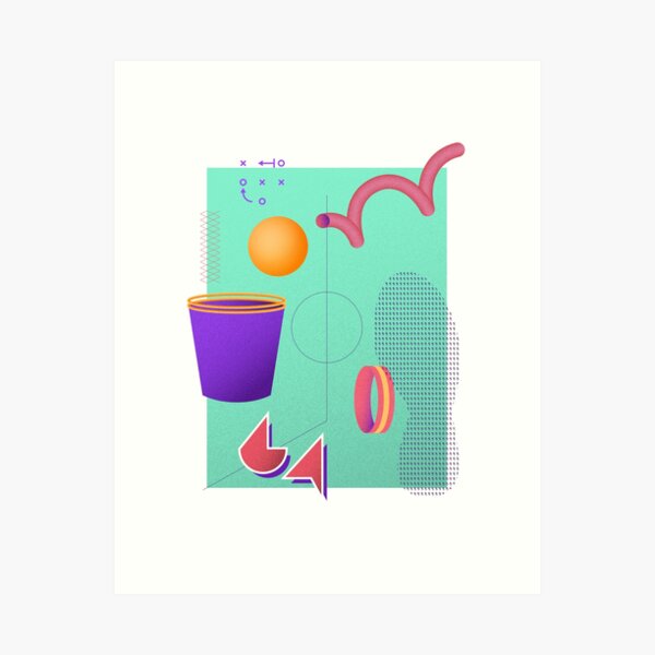 Aqua — March Radness Art Print