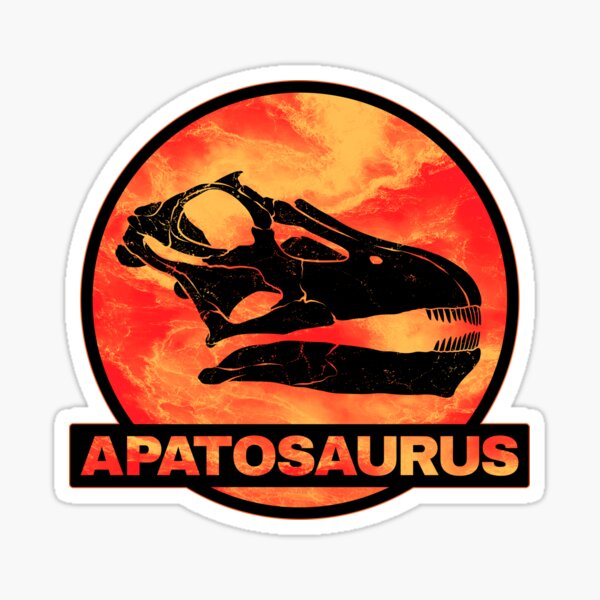 Item preview, Apatosaurus fossil skull designed and sold by NicGrayGraphic.