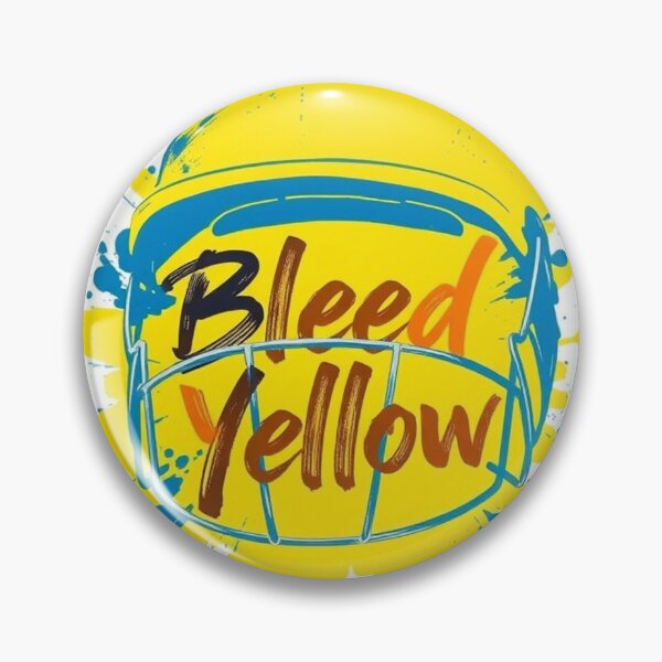 Item preview, cricket helmet, with "Bleed Yellow"  designed and sold by ROCKSTARARUN.