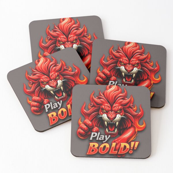 Item preview, Play Bold with Red Lion designed and sold by ROCKSTARARUN.