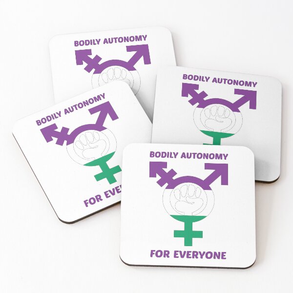 Item preview, Bodily autonomy for everyone suffragette designed and sold by SolidariTea.