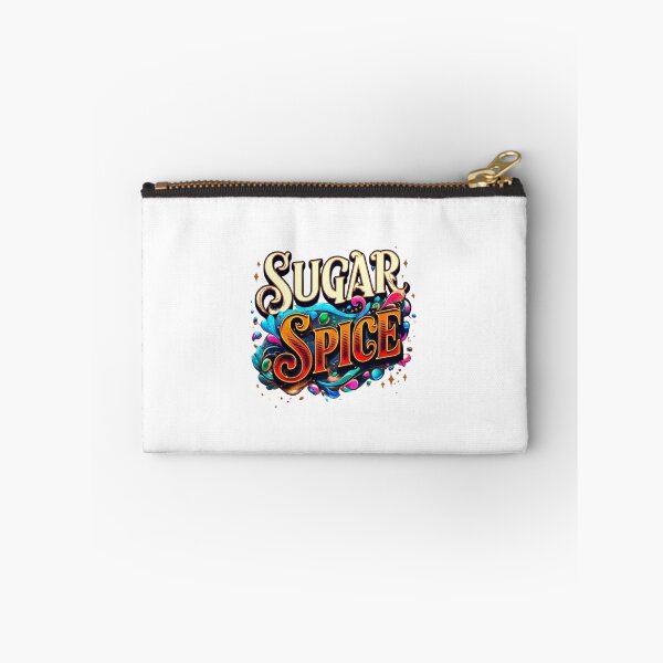 Item preview, Sugar and Spice – Vibrant Typography Art with Colorful Swirls & Fantasy Aesthetic designed and sold by IINSPIRA.