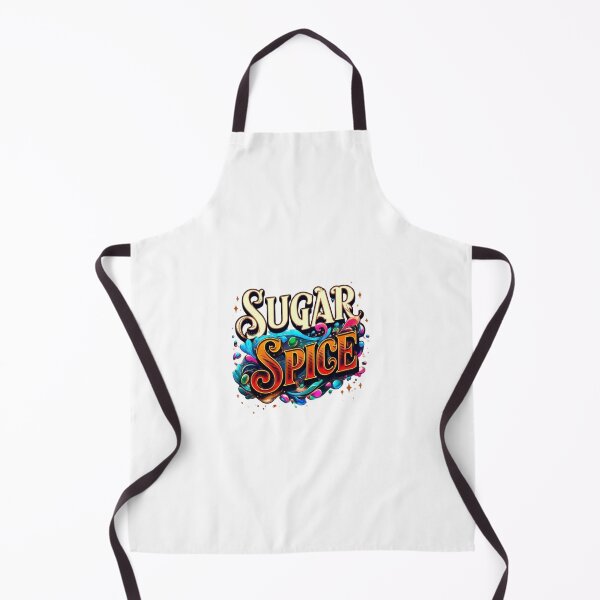Item preview, Sugar and Spice – Vibrant Typography Art with Colorful Swirls & Fantasy Aesthetic designed and sold by IINSPIRA.