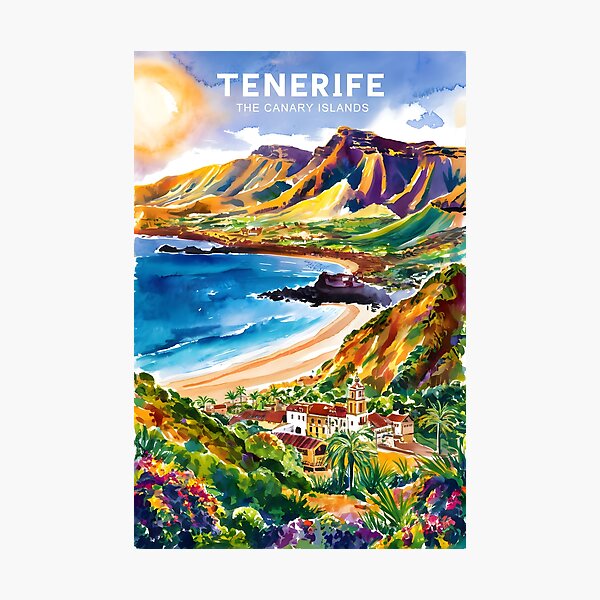 Item preview, TENERIFE, exploring its rugged terrains or relaxing by the sea designed and sold by sirtonine.
