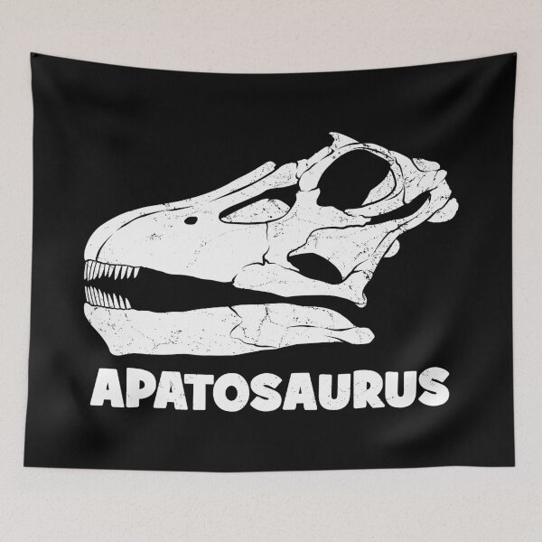 Item preview, Apatosaurus fossil skull designed and sold by NicGrayGraphic.