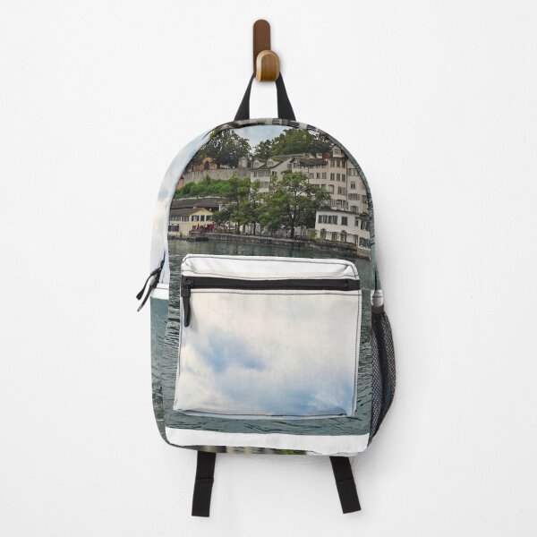 Item preview, St. Peter churchand Lindenhof riverside,Limmet river,old town Zurich, Switzerland designed and sold by goceris.