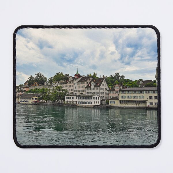 Item preview, St. Peter churchand Lindenhof riverside,Limmet river,old town Zurich, Switzerland designed and sold by goceris.