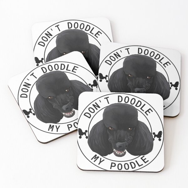 Item preview, DontDoodle Black Poodle designed and sold by DancingDahliaF.