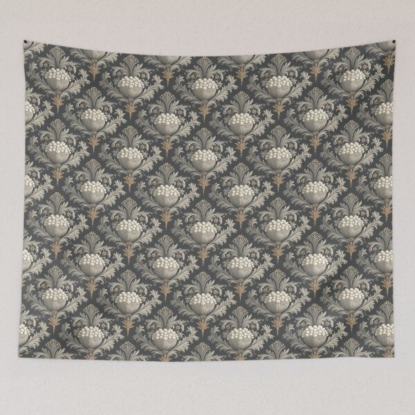 Item preview, Elegant Luxury Beautiful Victorian Classic Damask Abstract Motif Pattern designed and sold by BWDecorPattern.