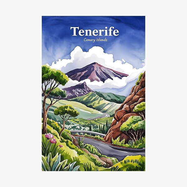 Item preview, TENERIFE, the largest of Spain’s Canary Islands, celebrated for its dramatic landscapes and year-round pleasant climate.  designed and sold by sirtonine.