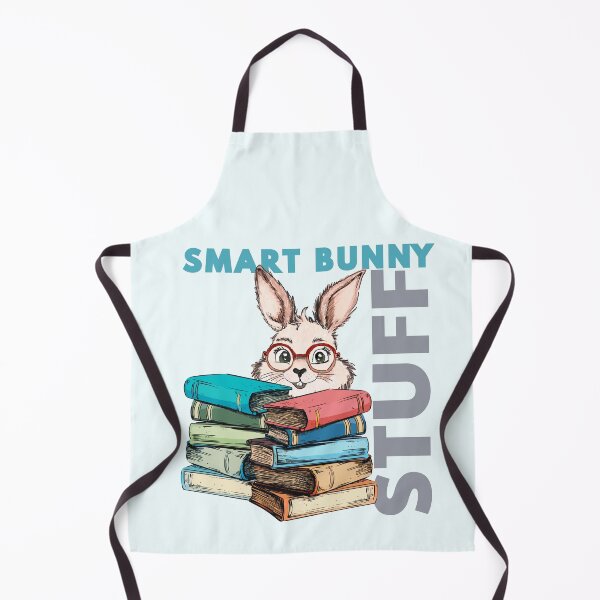 Item preview, Smart bunny stuff. Drawn cute rabbit with books designed and sold by MySciPic.
