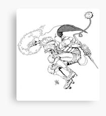 Gladiat-grr Canvas Print