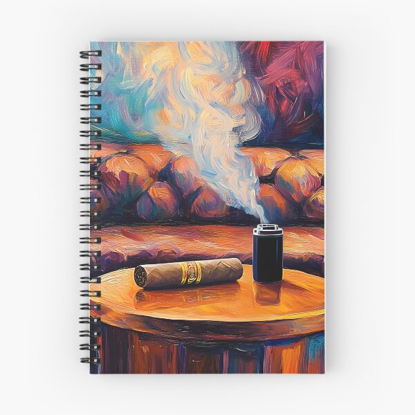 Item preview, Indulge in Sophistication - Cigar Smoke and Relaxation in a Luxurious Lounge Abstract Digital AI Art designed and sold by OlfactoART Studio.