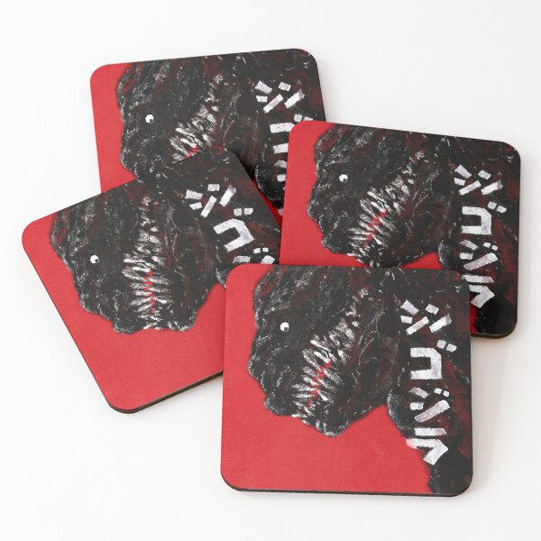 Item preview, Shin Godzilla Red Velvet Painting designed and sold by Wolf_Pahrm.