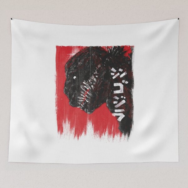 Item preview, Shin Godzilla Red Velvet Painting designed and sold by Wolf_Pahrm.
